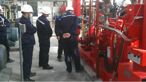 廣州三業(yè)圓滿完成柴油機(jī)消防泵組調(diào)試任務(wù)